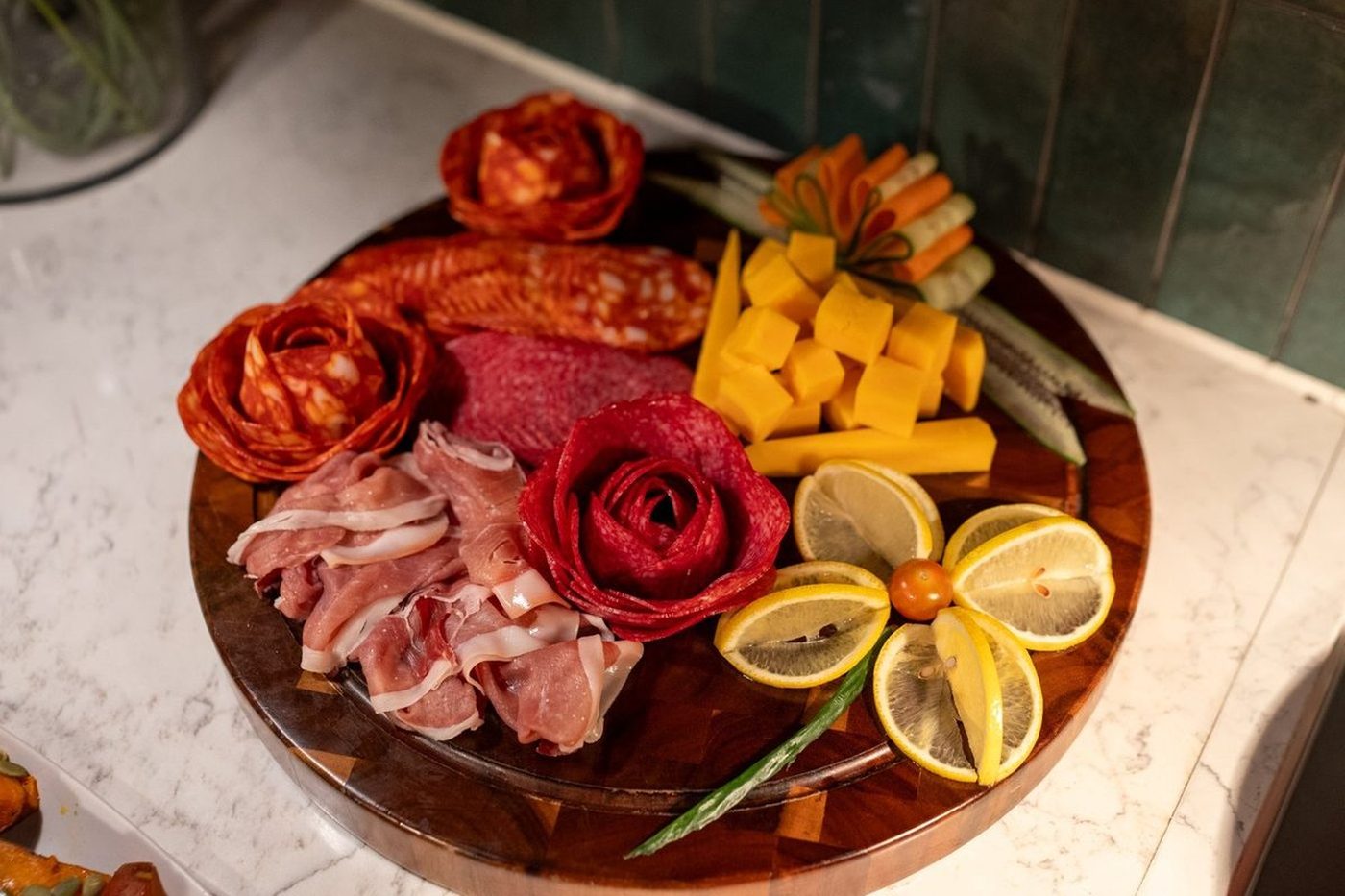 Charcuterie and starters at Villas Brazil